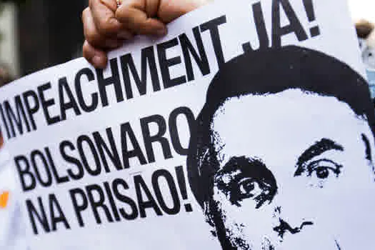 Na rua, contra protagonismo da esquerda e a favor do impeachment de Bolsonaro