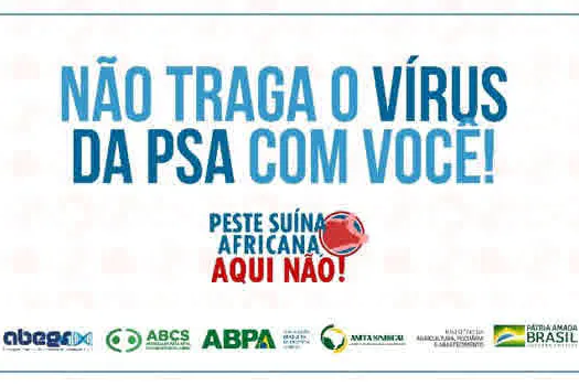 Campanha para evitar Peste Suína Africana no país ganha reforço nas redes sociais do Mapa