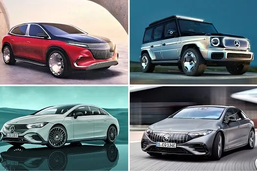 Quarteto fantástico – Mercedes apresenta suas novidades elétricas em Munique