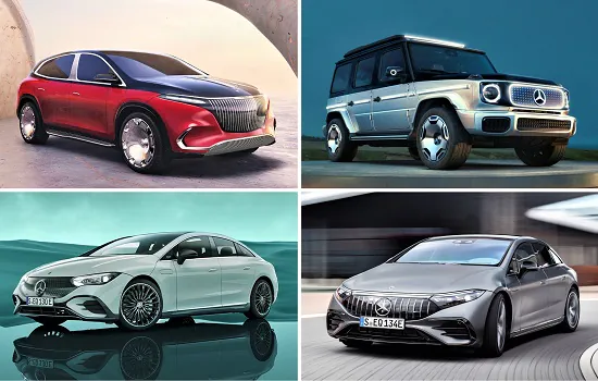 Quarteto fantástico – Mercedes apresenta suas novidades elétricas em Munique