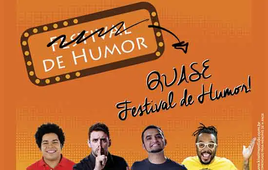 Espetáculo Quase Festival de Humor promete gargalhadas