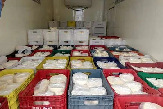 3 toneladas de queijo impróprios para consumo foram apreendidos em São Paulo