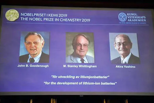 Nobel de Química 2019 vai para desenvolvimento de baterias usadas em celulares