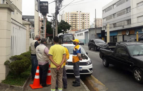 Ipem-SP verifica radar na avenida Goiás, em São Caetano