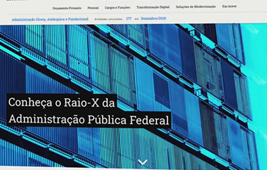 O Ministério da Economia tornou público o acesso ao Raio X da Administração Federal. A fer