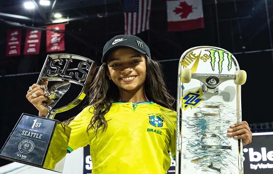 Rayssa Leal conquista etapa de Seattle da Liga Mundial de street