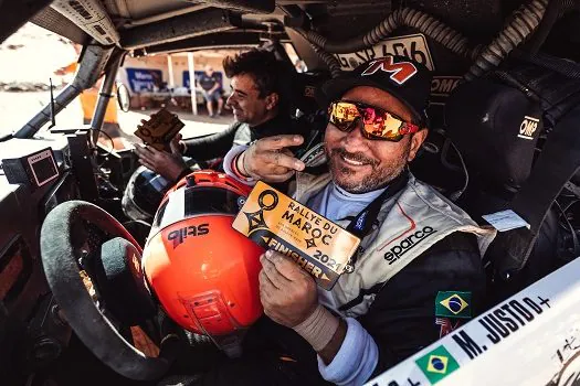 Brasileiros Rodrigo Luppi/Maykel Justo são vice-campeões do Rally dos Marrocos nos UTVs