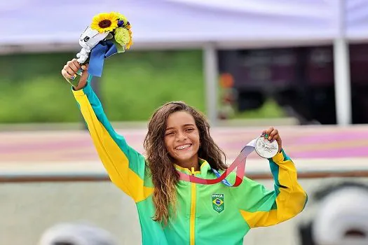 Rayssa Leal é a atleta mais citada do mundo em rede social durante Olimpíada