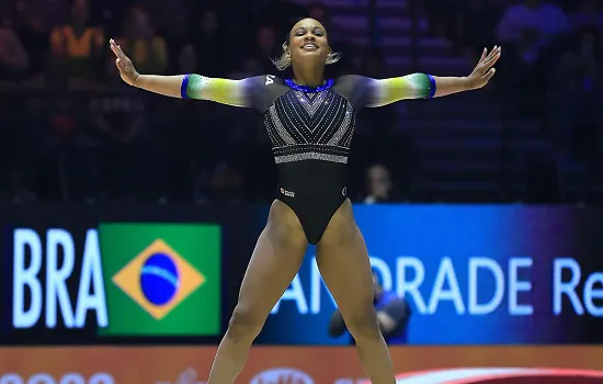 Rebeca Andrade e Arthur Nory conquistam medalha de bronze no Mundial de Ginástica