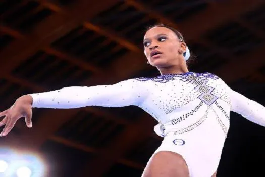 Rebeca Andrade e Caio Souza brilham no Brasileiro de Ginástica