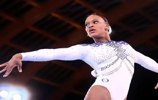 Rebeca Andrade e Caio Souza brilham no Brasileiro de Ginástica