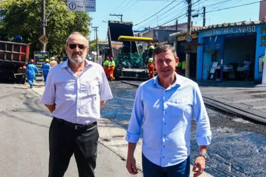 Obras de recapeamento da Av. Robert Kennedy e Ponte Estaiada entram em nova fase