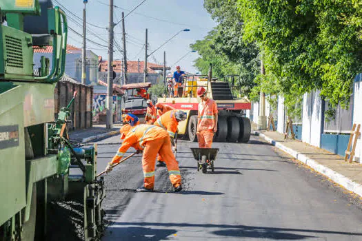 São Caetano ultrapassa 95 mil metros quadrados de vias com novo asfalto