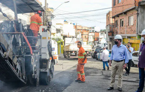 São Bernardo executa obras de infraestrutura na Vila Boa Vista