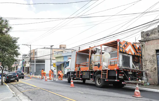 São Caetano segue com o recapeamento de ruas e avenidas