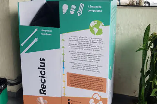 Ribeirão Pires mantém ponto de reciclagem de lâmpadas no Paço