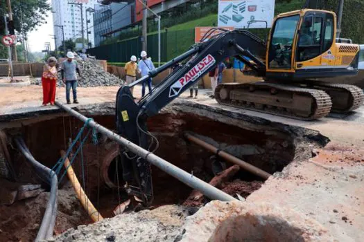 Diadema inicia obra de reparação da Av.Antônio Piranga