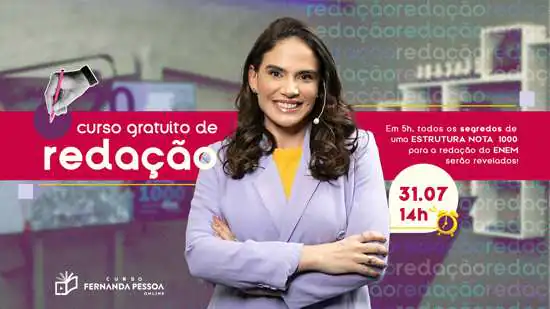 ENEM: Fernanda Pessoa revela os segredos da redação em curso gratuito