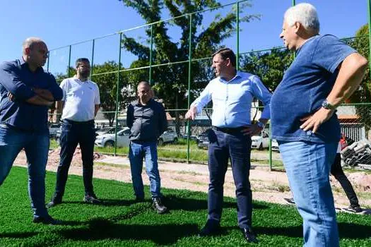 Reforma do campo do Batistini, em São Bernardo, entra em fase final