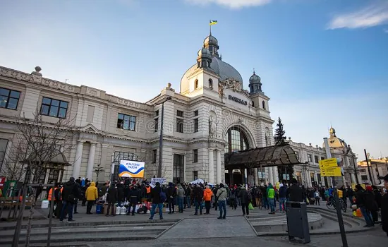 Na estação de Lviv