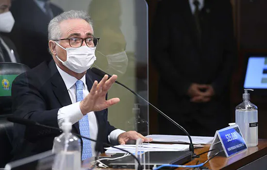 Renan fala que pode comprovar superfaturamento na Covaxin e Governistas protestam