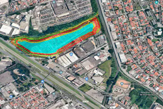 Passarelli participa das obras do Piscinão Jaboticabal