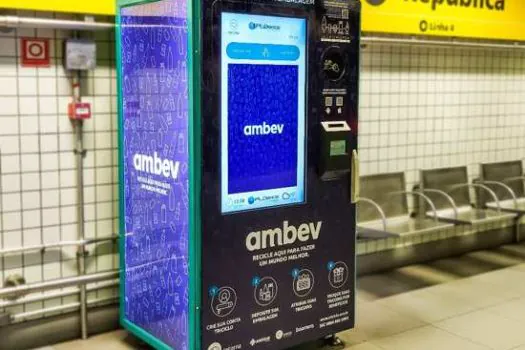 Ambev e Triciclo instalam máquinas por SP para troca de embalagens por serviços e créditos