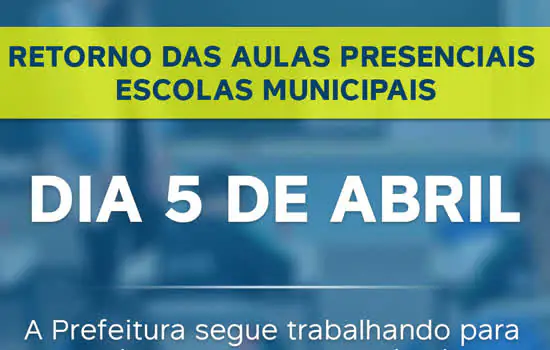 Ribeirão Pires define retorno presencial de aulas na rede municipal