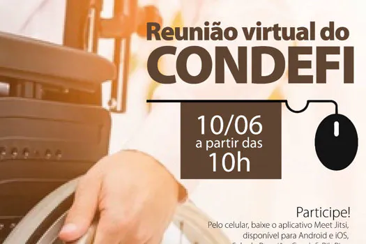 Reunião do CONDEFI acontece virtualmente nesta quarta-feira (10)