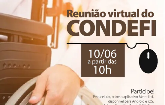 Reunião do CONDEFI acontece virtualmente nesta quarta-feira (10)