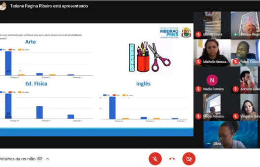Ribeirão Pires fortalece trabalho de professores especialistas no ensino remoto