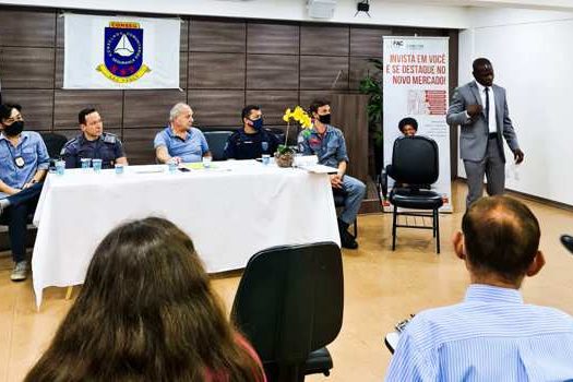 Agentes das Forças de Segurança de São Caetano realizam 1ª reunião do ano com Conseg