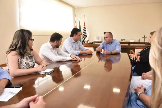 Prefeito de Ribeirão Pires recebe deputado federal Geninho Zuliani