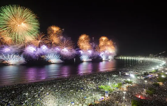 Réveillon 2018 em Copacabana terá 17 minutos de queima de fogos