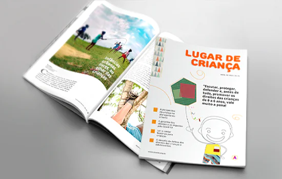 Projeto Primeira Infância Cidadã lança revista “Lugar de Criança”