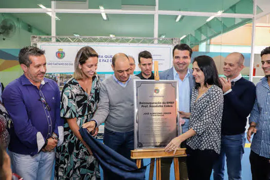 Mais uma escola revitalizada é entregue à população de São Caetano