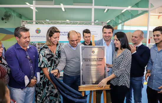 Mais uma escola revitalizada é entregue à população de São Caetano