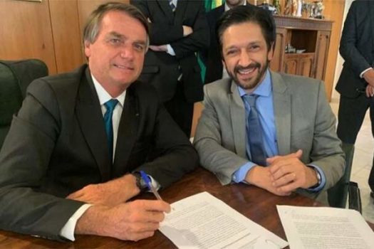 Nunes e Bolsonaro fazem 1º evento oficial de campanha juntos em SP