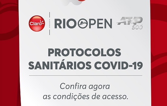 Organização do Rio Open anuncia que vai exigir comprovante de vacinação