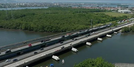 Ecovias seguirá com lançamento de vigas para obras de alargamento da ponte Rio Casqueiro