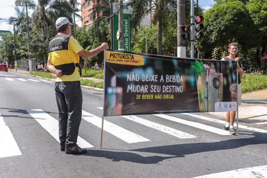 Santo André conscientiza população sobre os riscos de beber e dirigir