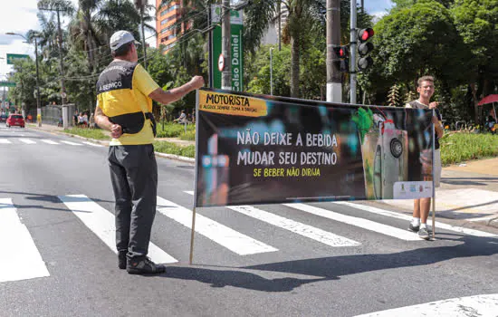 Santo André conscientiza população sobre os riscos de beber e dirigir