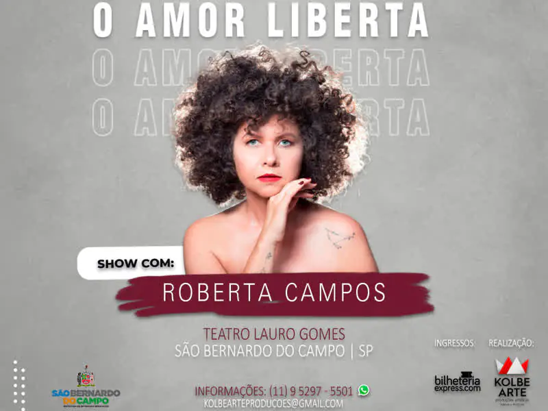 "O Amor Liberta” é o novo álbum de Roberta Campos