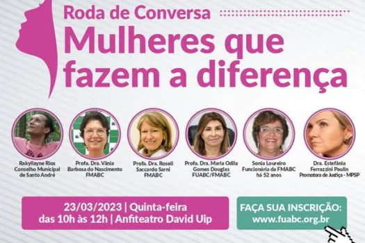 Fundação do ABC terá Roda de Conversa com “Mulheres que fazem a diferença”