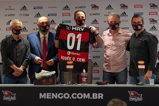 Rogério Ceni é apresentado como técnico do Flamengo