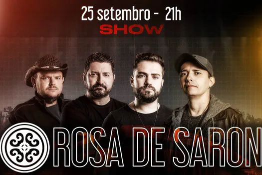 Banda Rosa de Saron faz show na Canção Nova