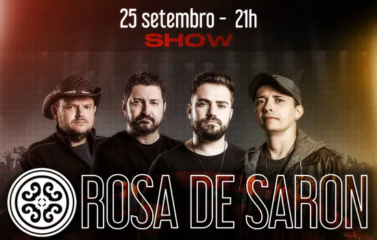 Banda Rosa de Saron faz show na Canção Nova