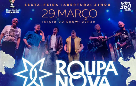 Roupa Nova promove noite apaixonante com show no ABC