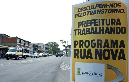 Programa Rua Nova recupera vias no Parque Novo Oratório