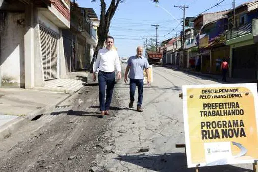 Rua Nova avança em Santo André e chega a 270 quilômetros de recapeamento